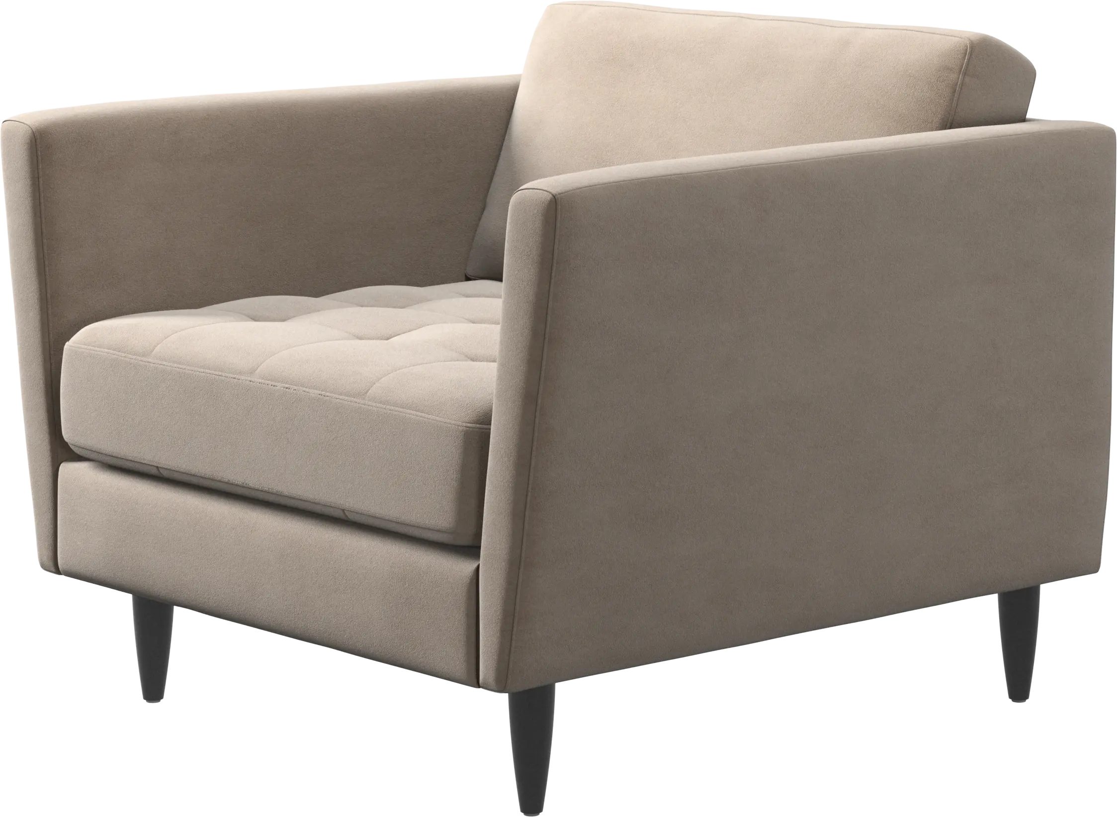 Osaka chair, tufted seat