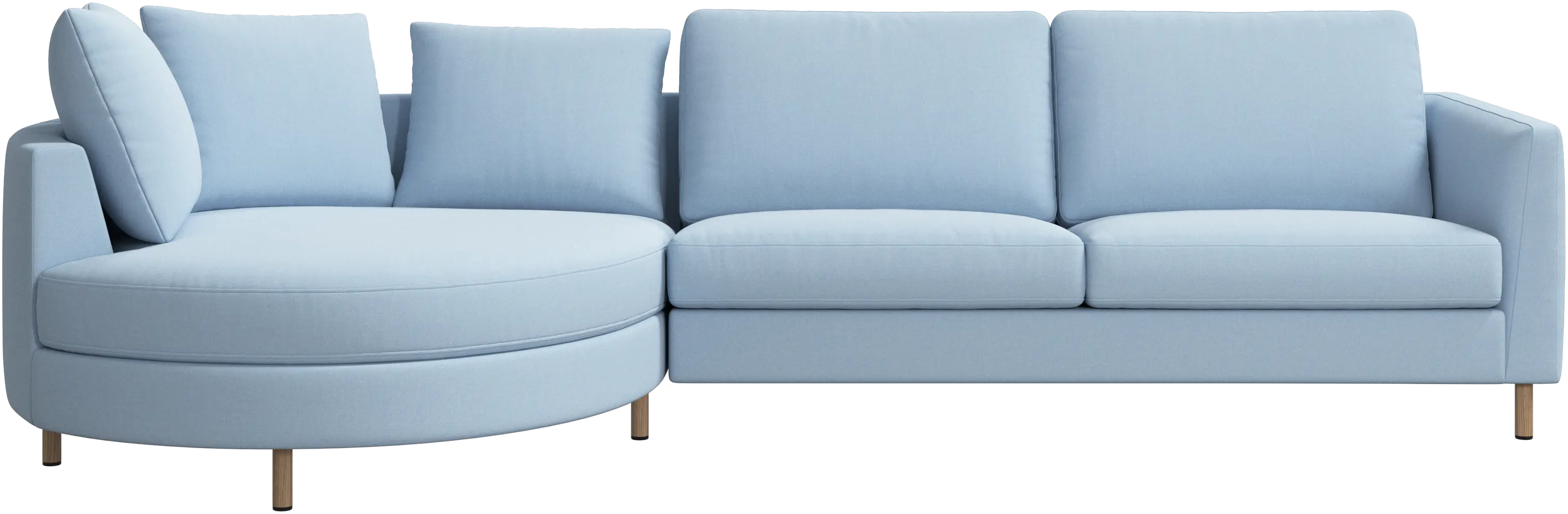 Sofá Indivi con módulo chaise-longue a la izquierda
