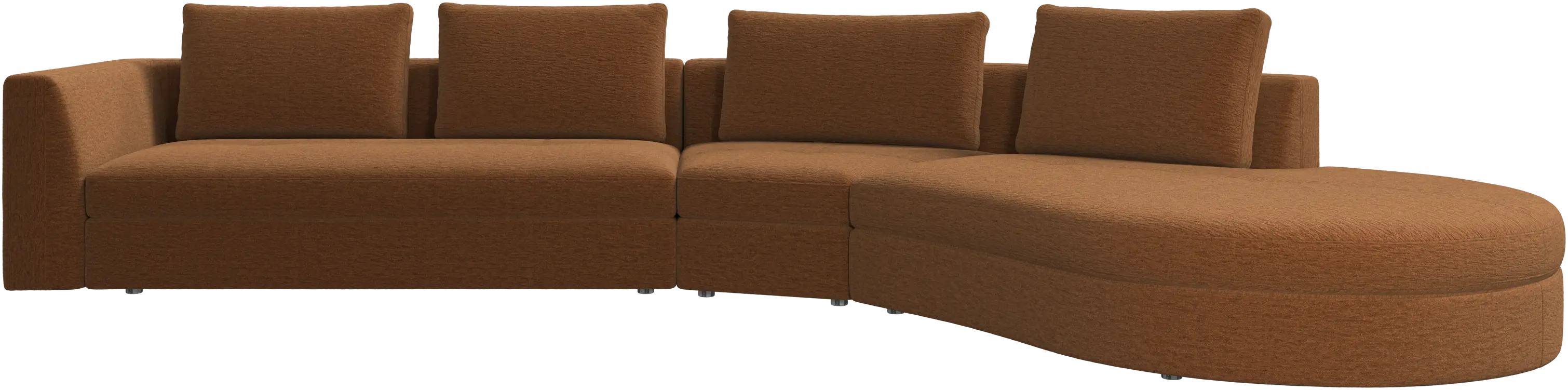 Canapé Bergamo avec module lounging,droite