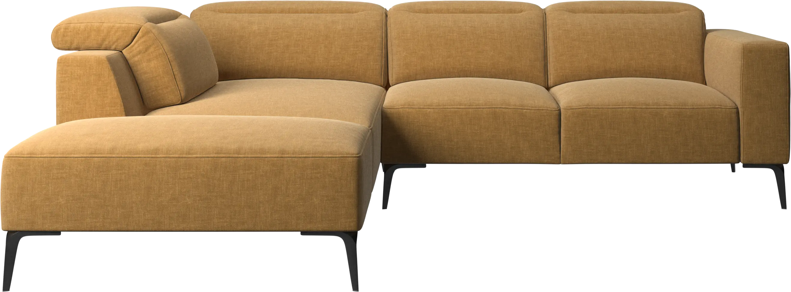 Zürich corner sofa with lounging unit