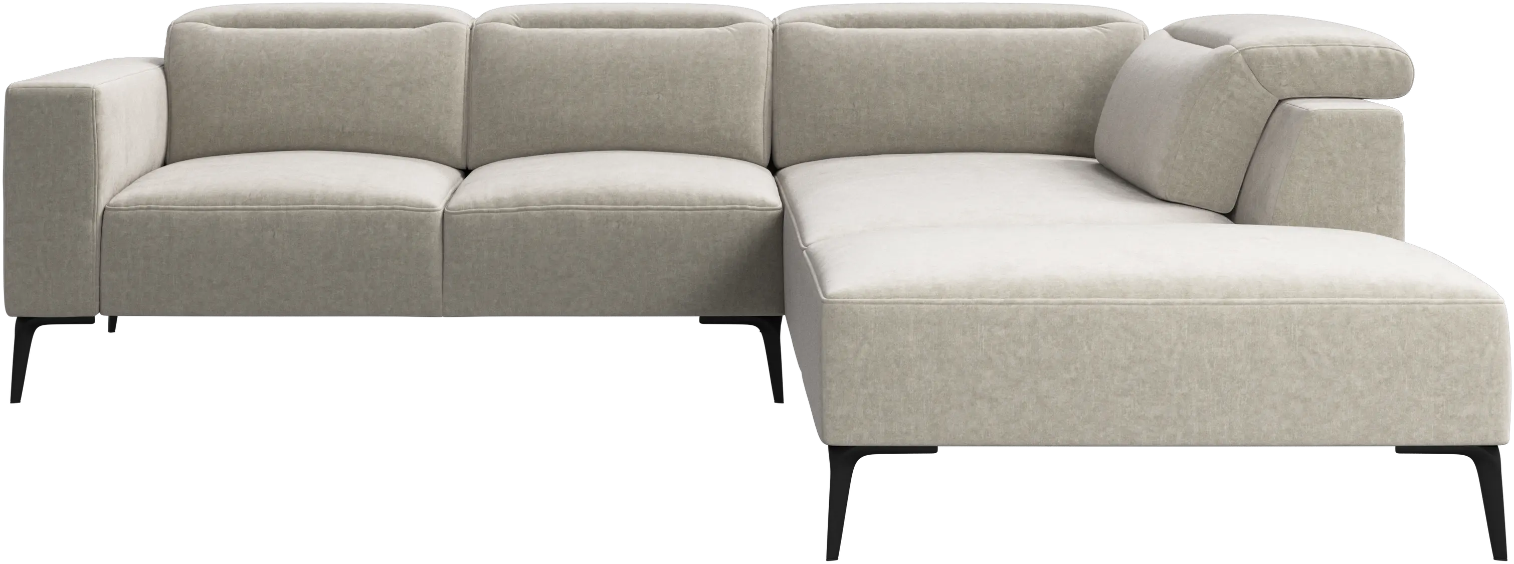 Zürich corner sofa with lounging unit