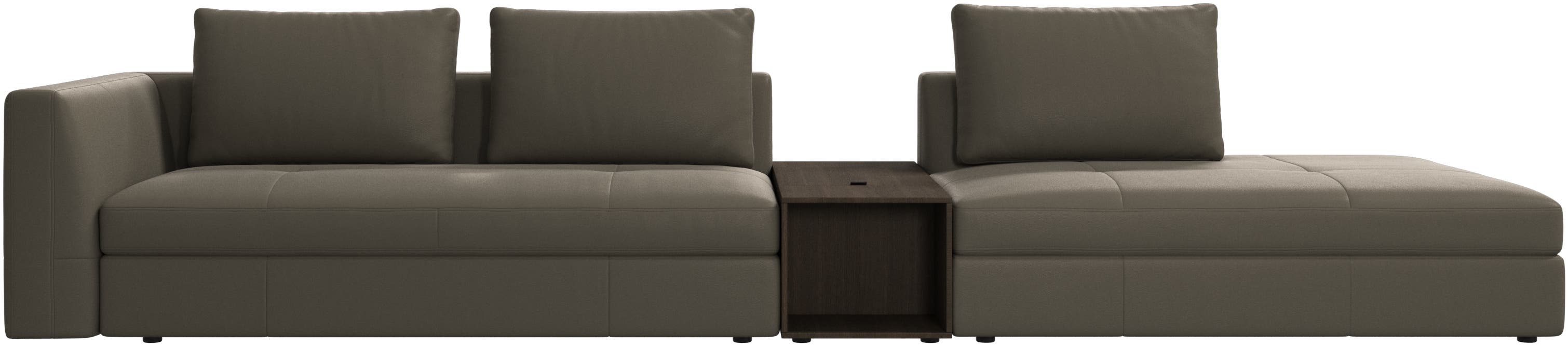 Bergamo 3-seater lounge sofa with storage