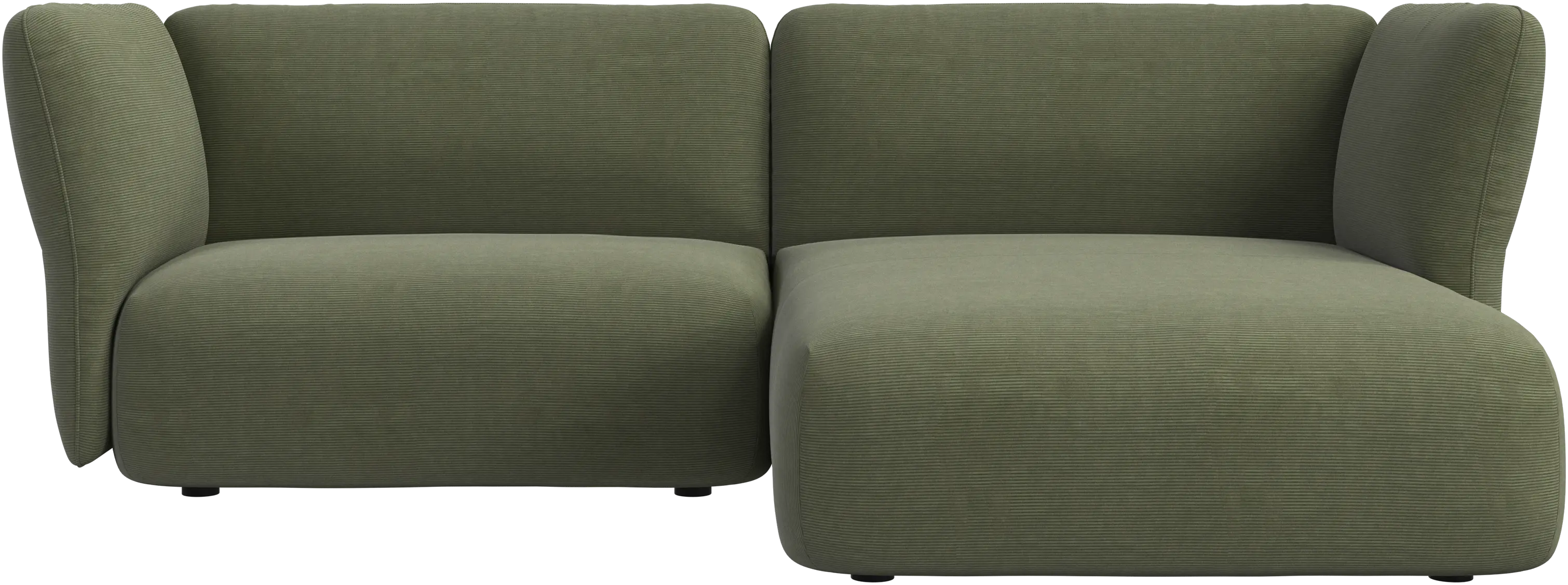 Paraggi 1.5-seater with chaise longue right