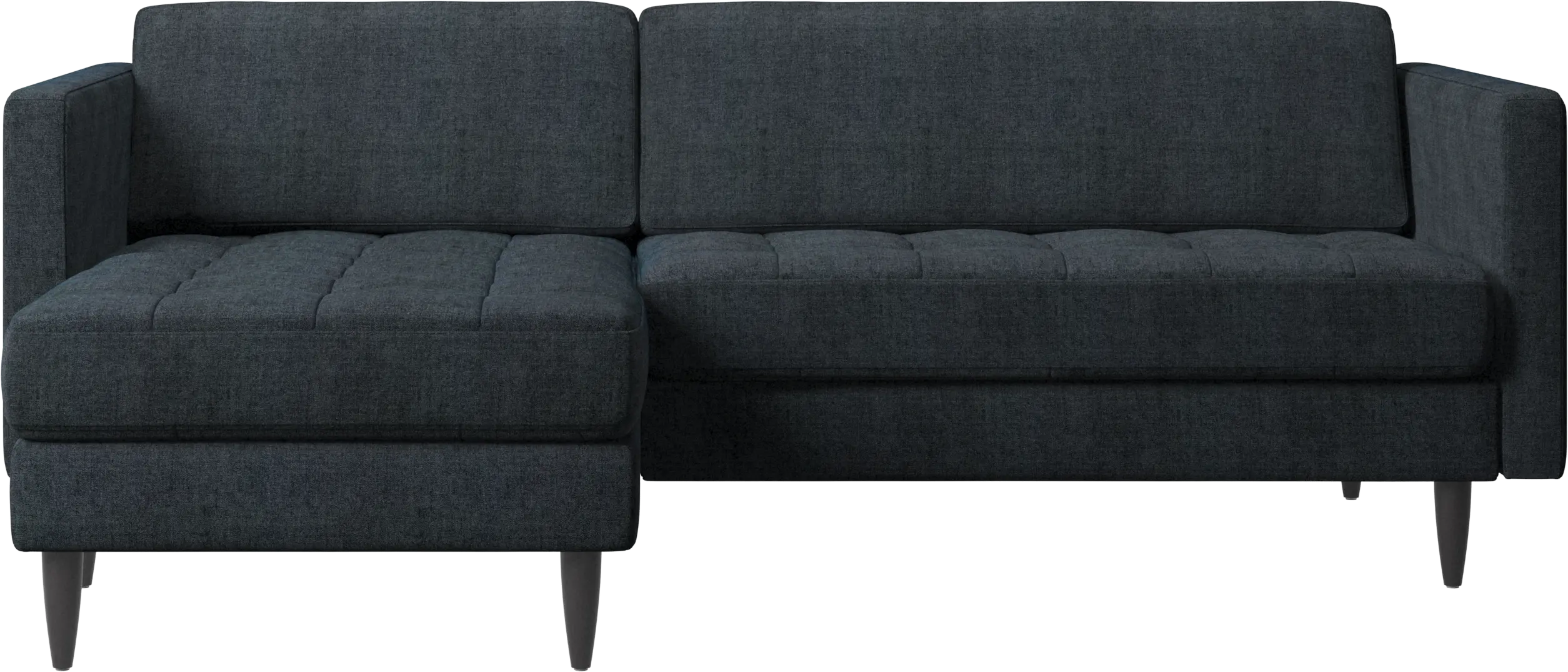 Osaka sofa with resting unit, tufted seat