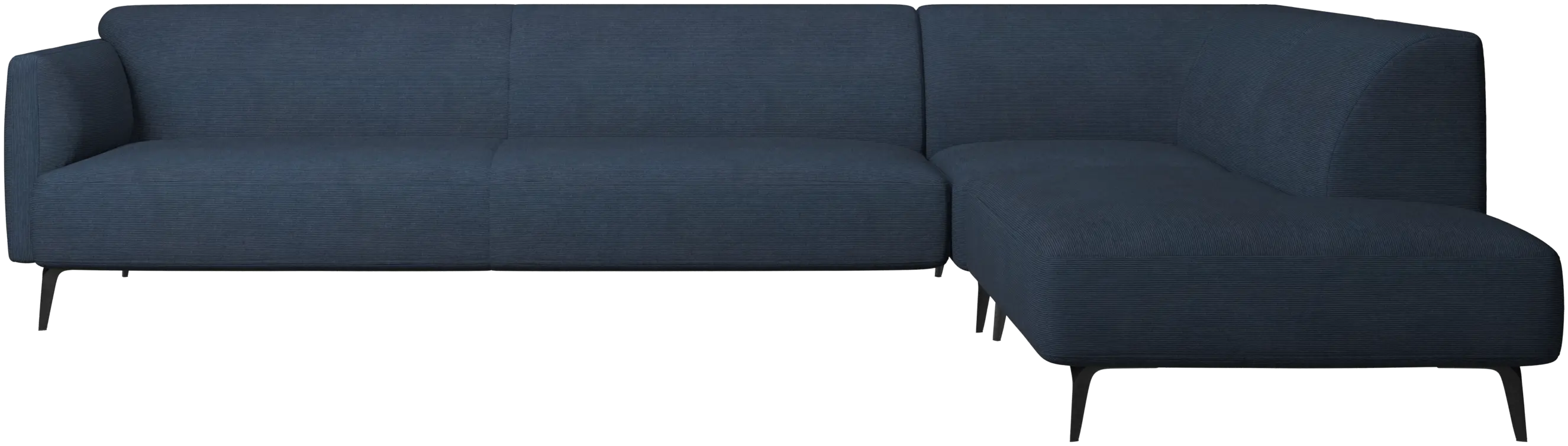 Modena corner sofa with lounging unit