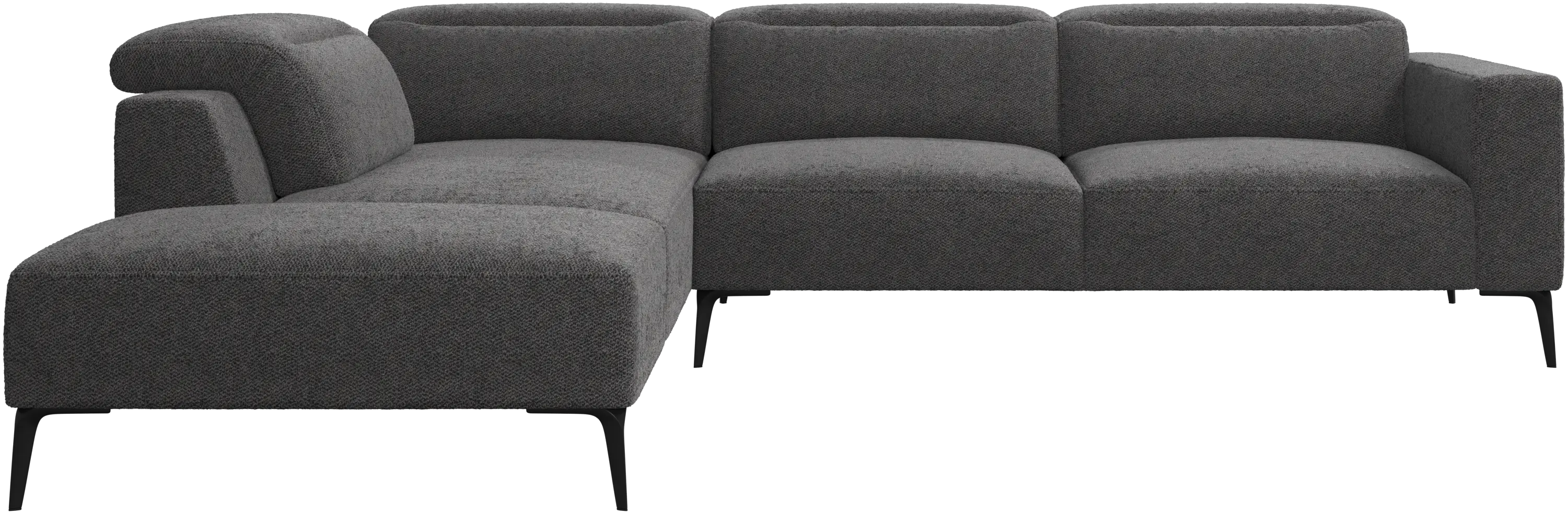 Zürich corner sofa with lounging unit