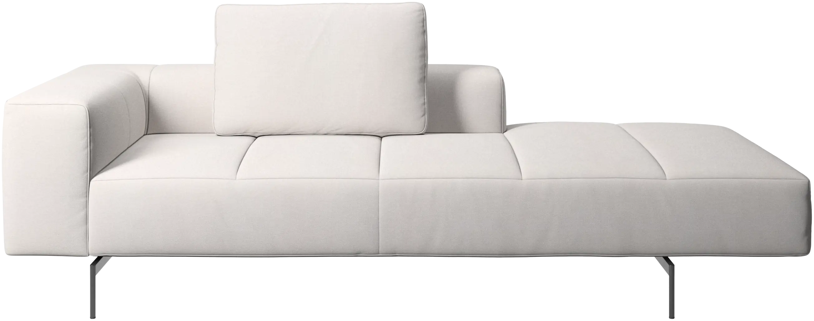 Amsterdam Iounging module for sofa, armrest left, open end right