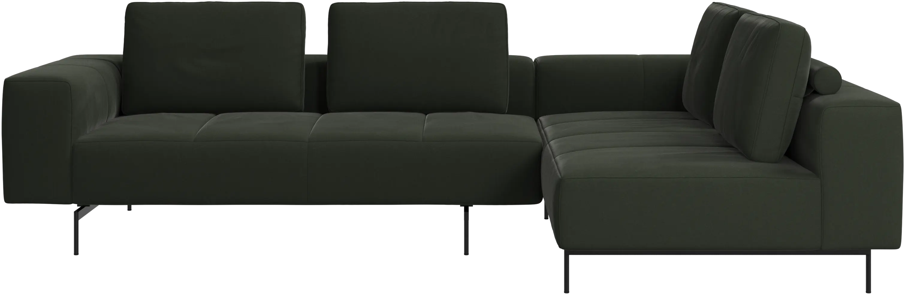 Amsterdam corner sofa with lounging unit