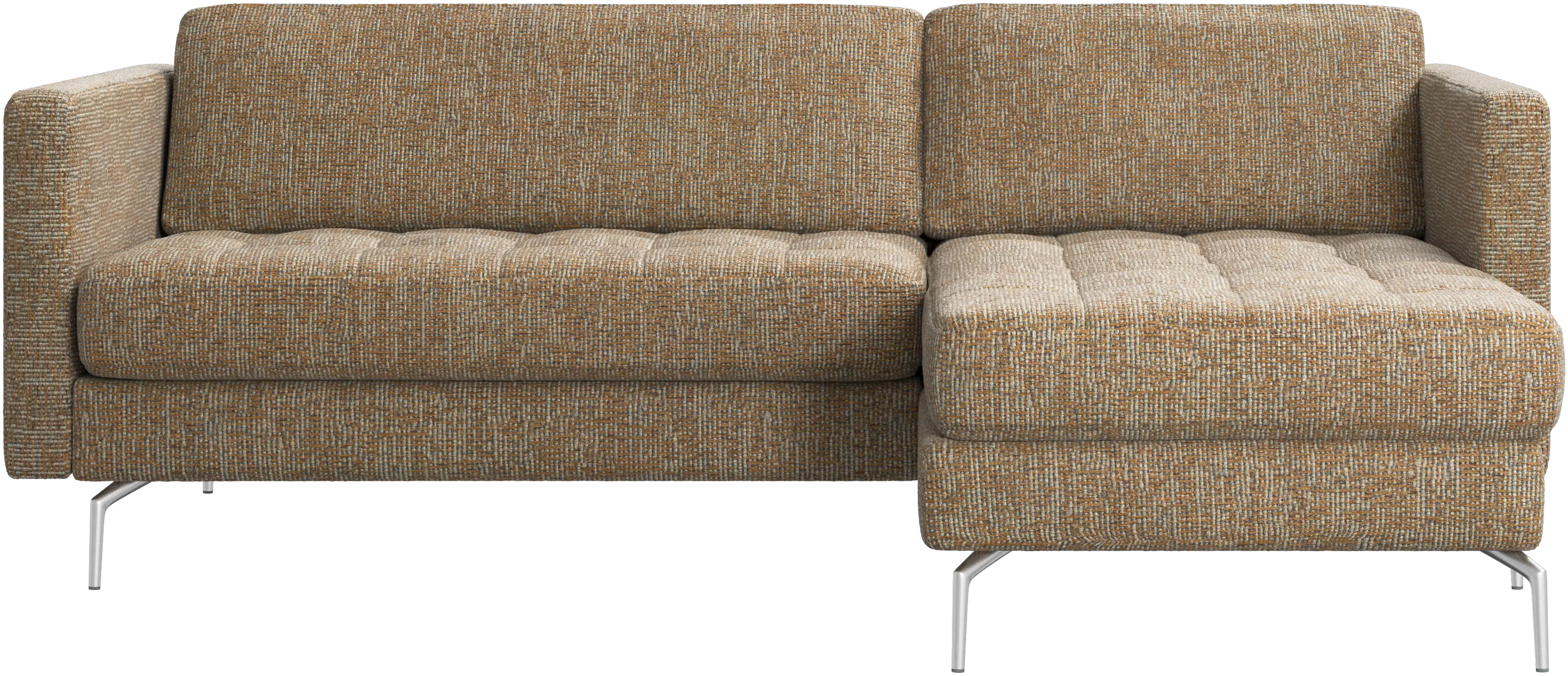Osaka sofa with resting unit, tufted seat