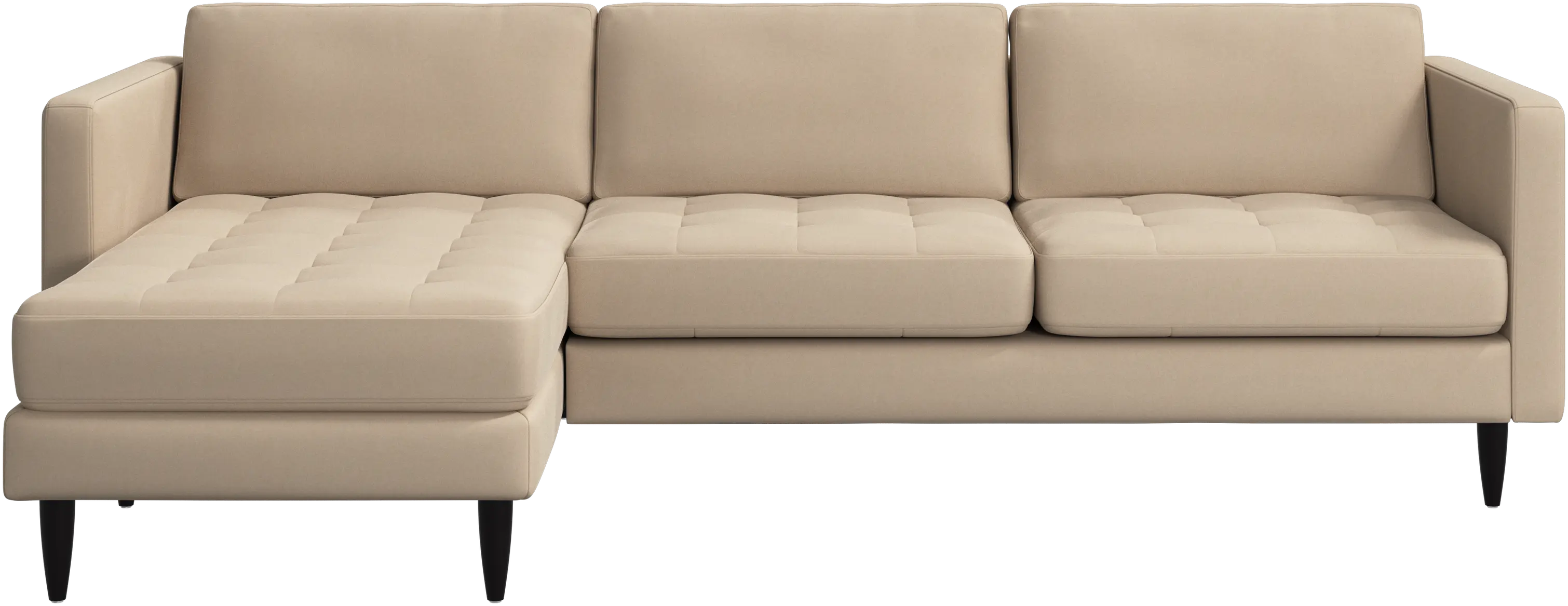Osaka sofa with resting unit, tufted seat