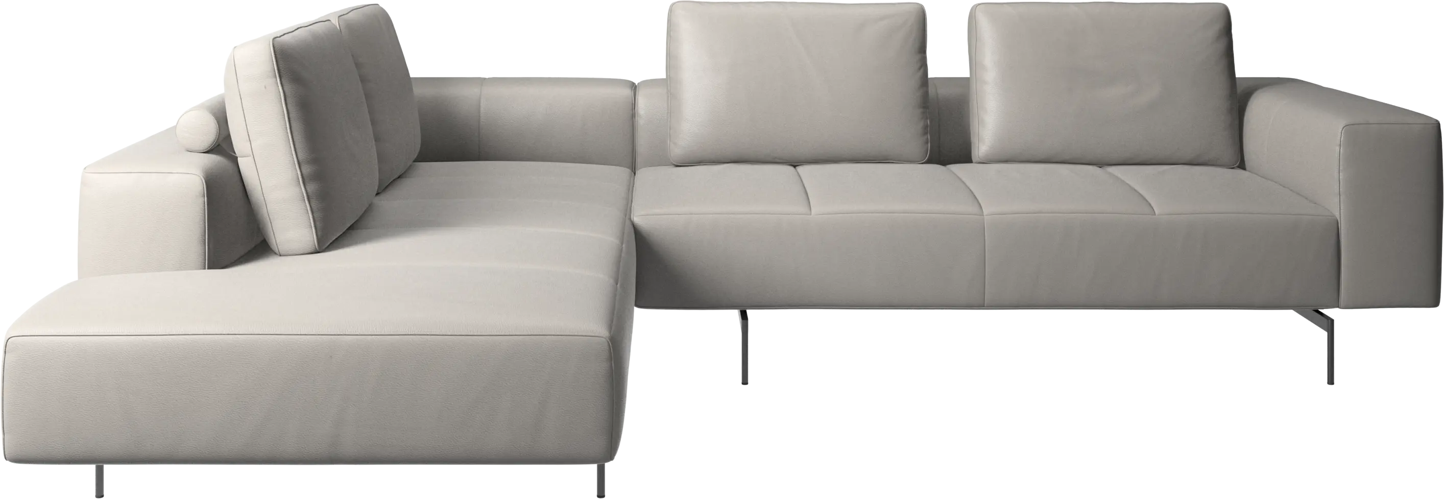 Amsterdam corner sofa with lounging unit