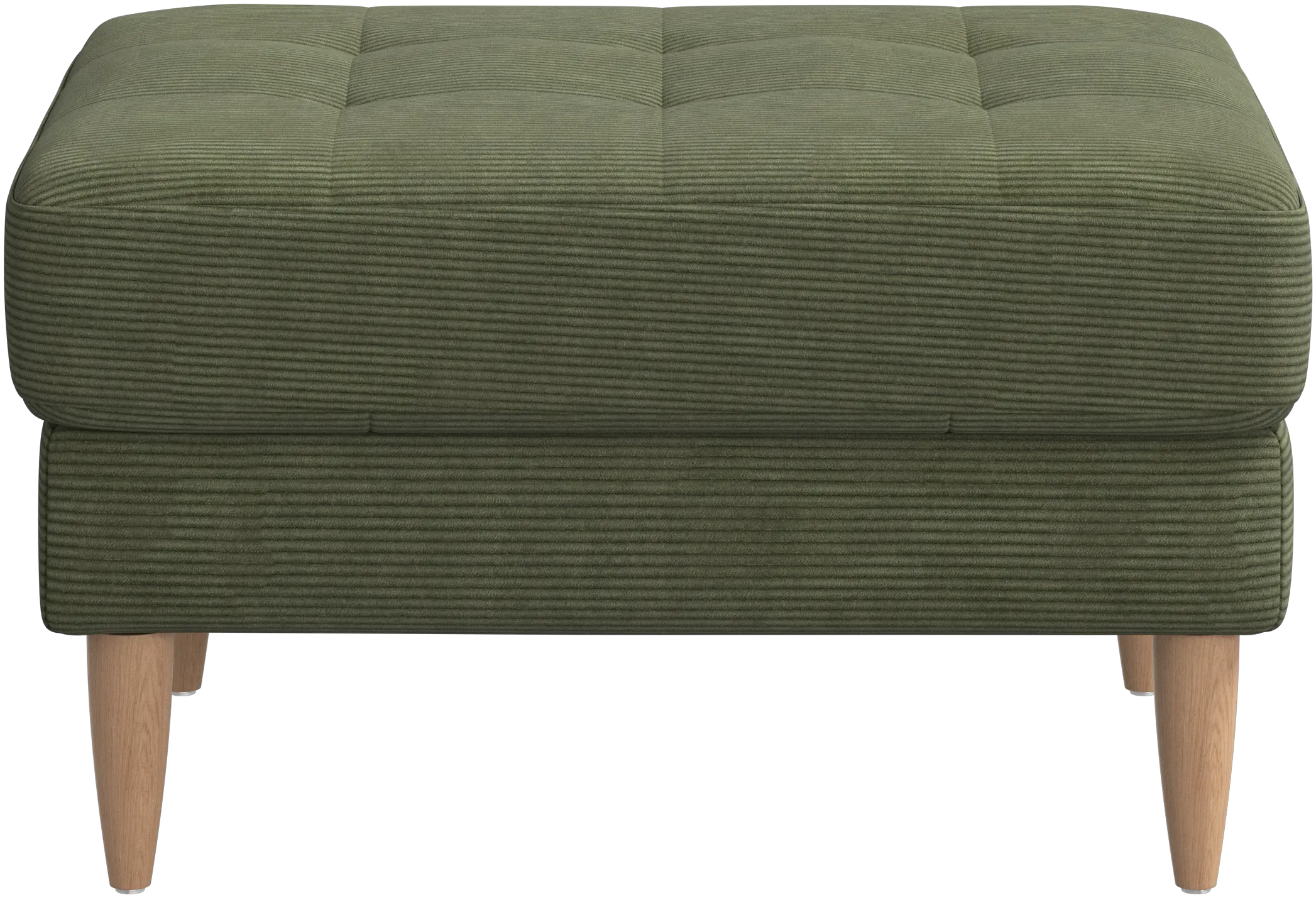 Osaka footstool, tufted seat