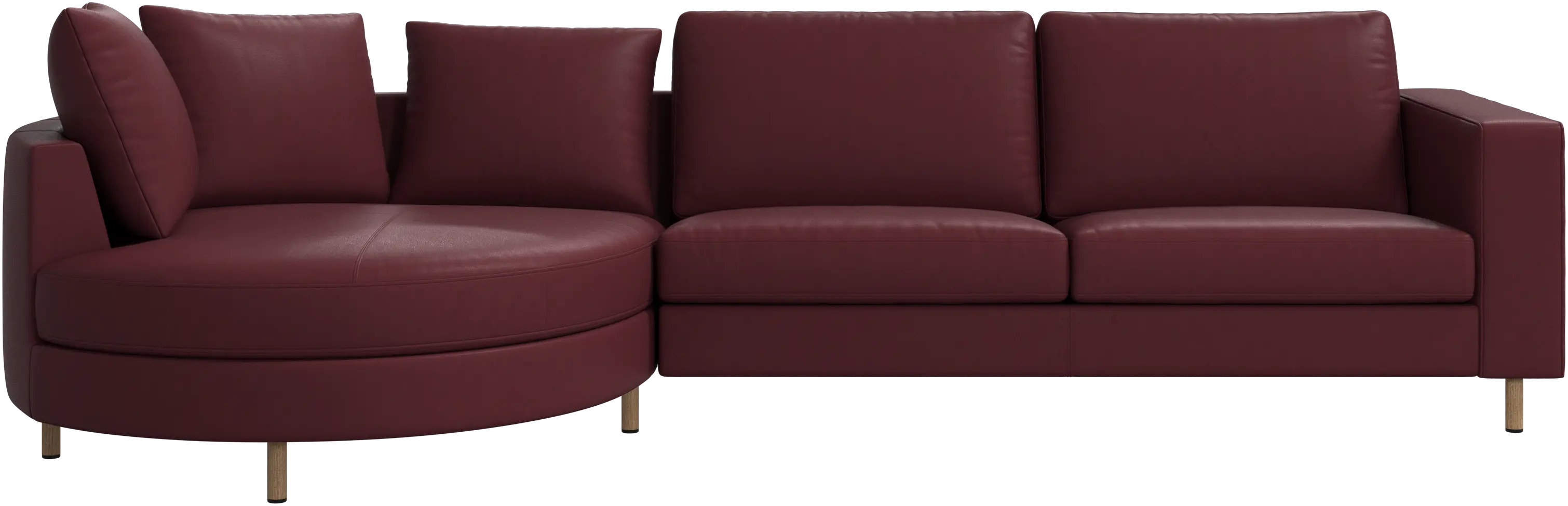 Indivi sofa with chaise longue left