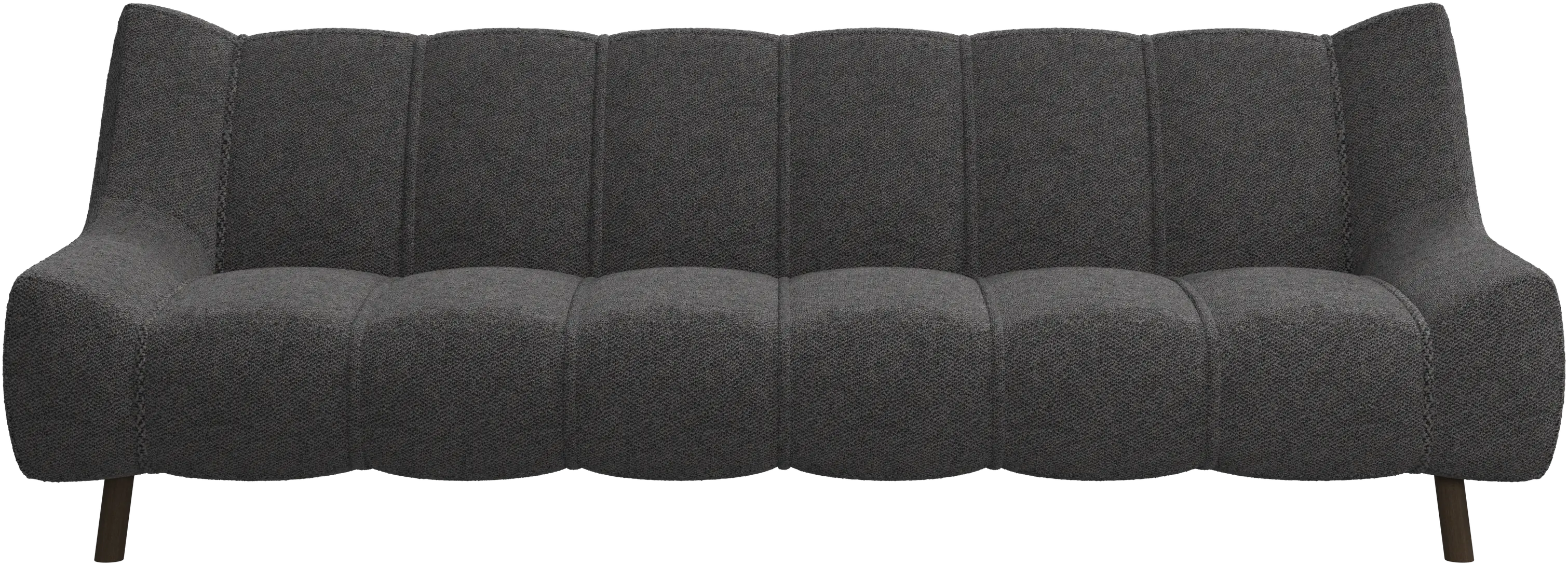 Sofá Nawabari de 3 plazas, pierna de madera