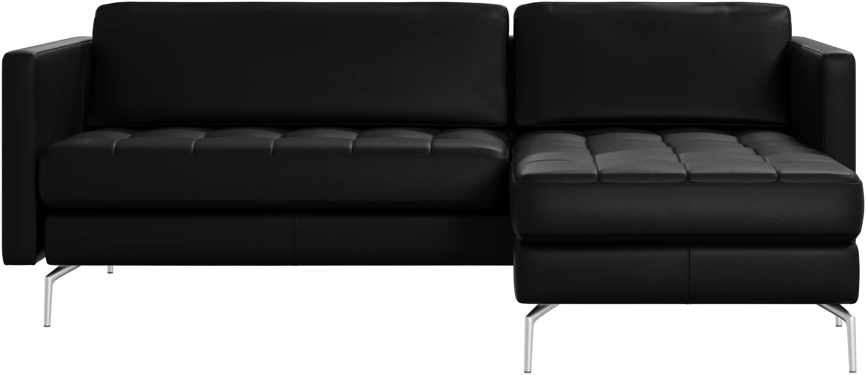 Osaka sofa with resting unit, tufted seat