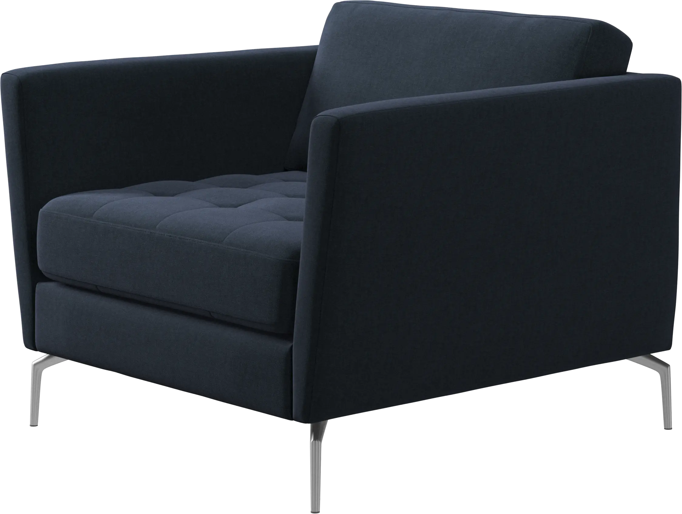 Osaka chair, tufted seat