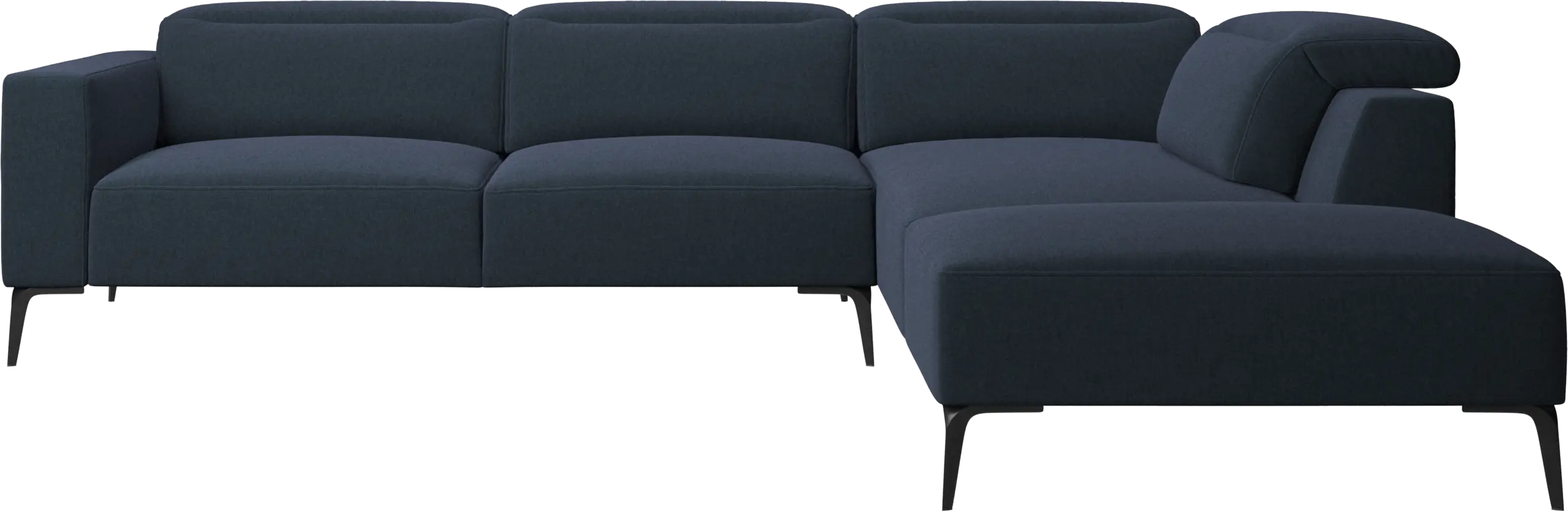 Zürich corner sofa with lounging unit