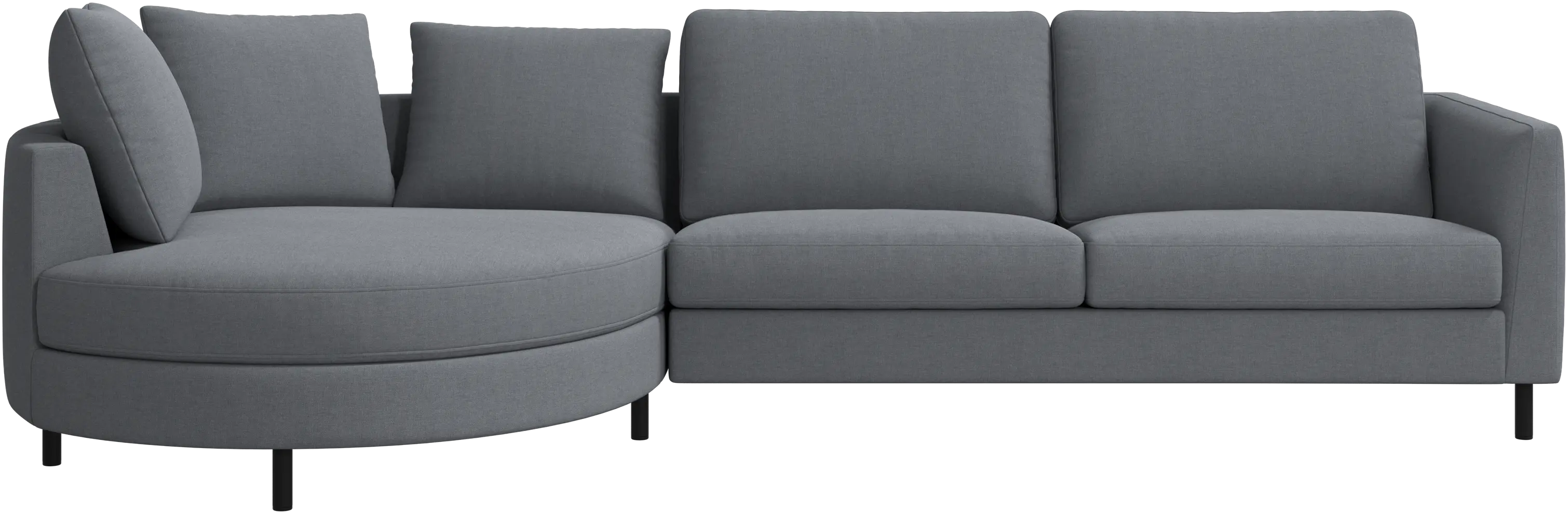 Sofá Indivi con módulo chaise-longue a la izquierda