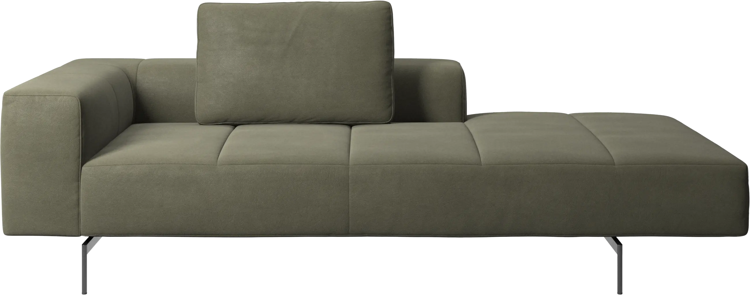Amsterdam Iounging module for sofa, armrest left, open end right