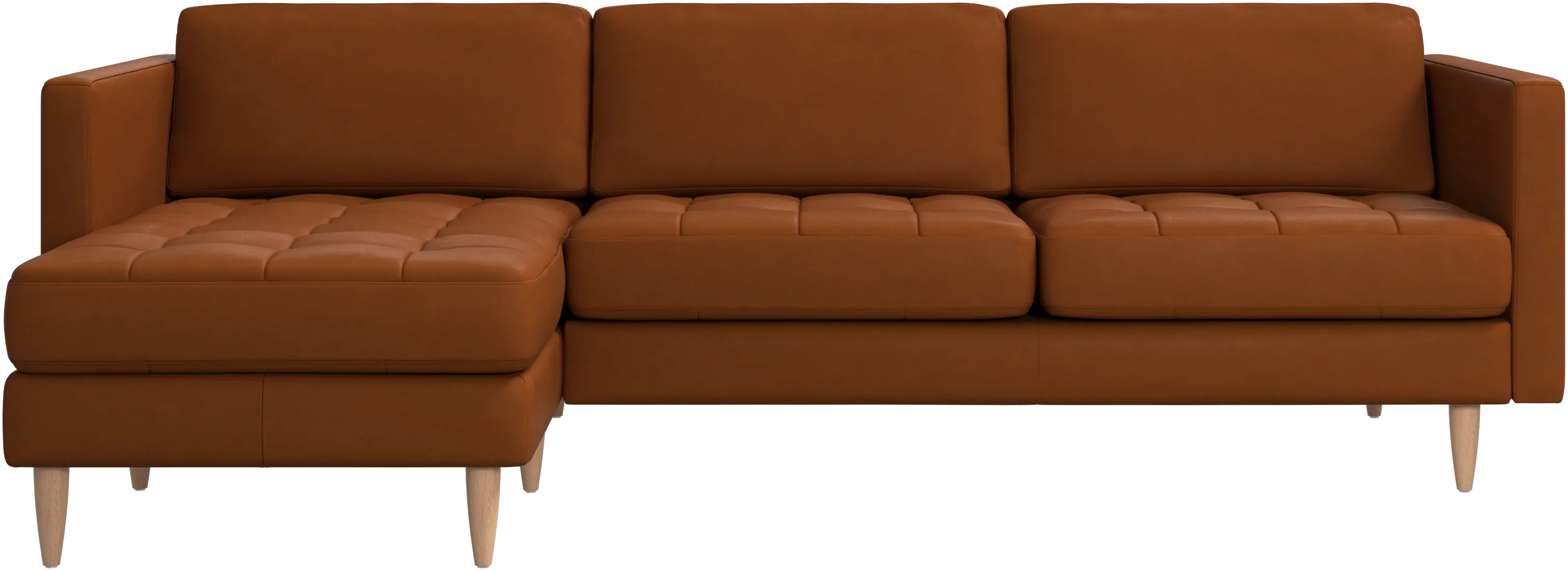 Osaka sofa with resting unit, tufted seat