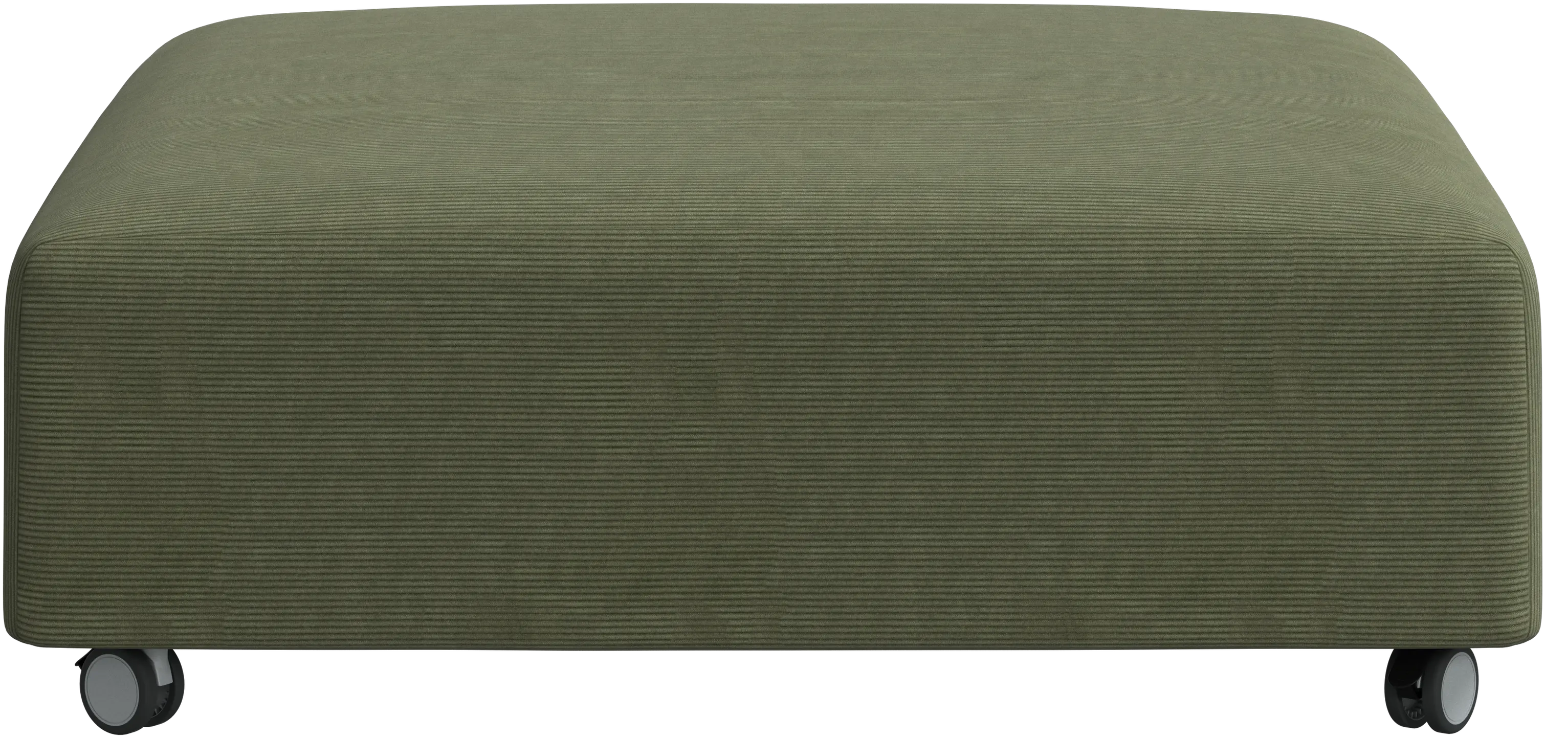 Hampton pouf on wheels