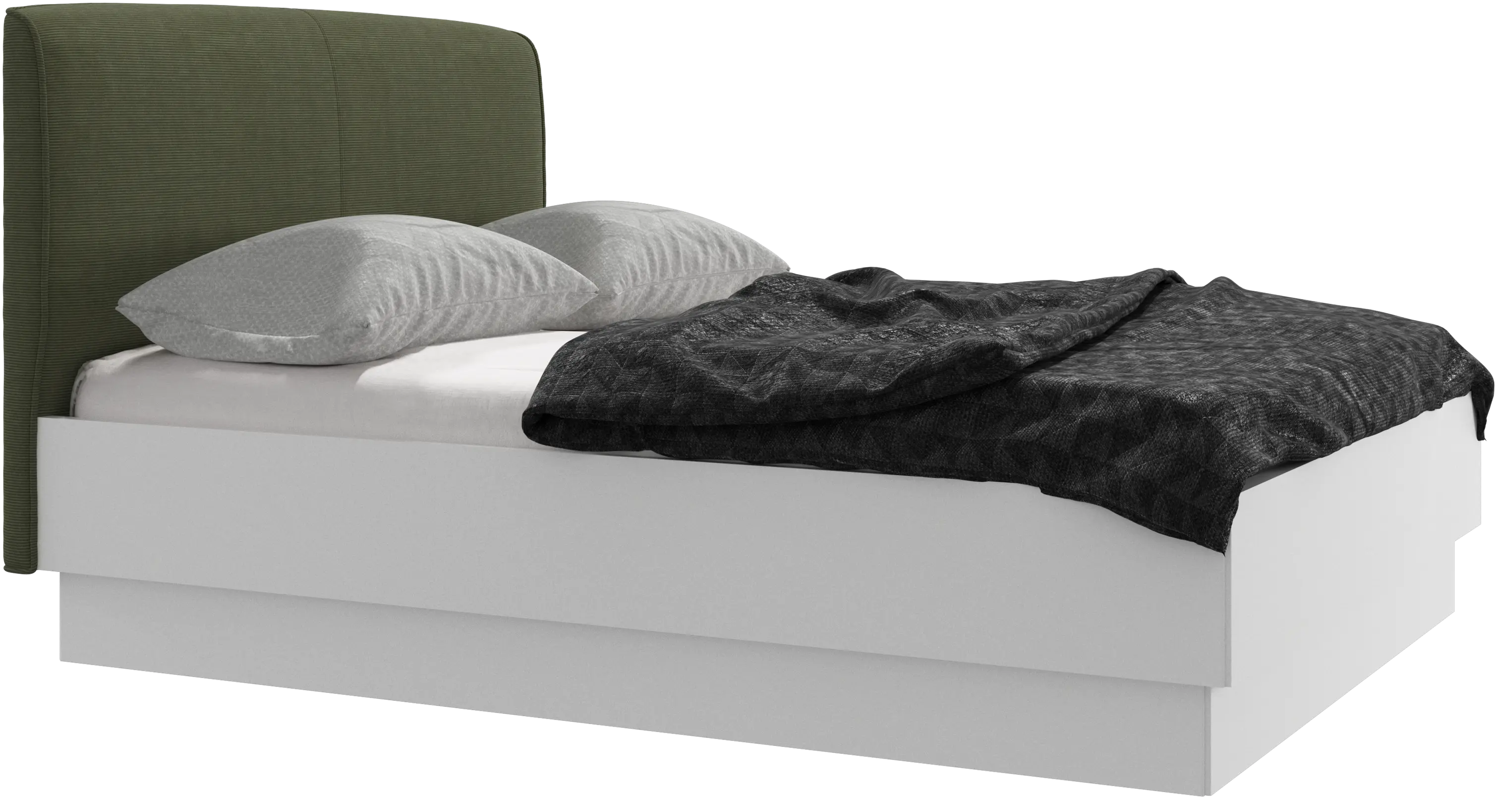 Houston, upholstered bed with storage