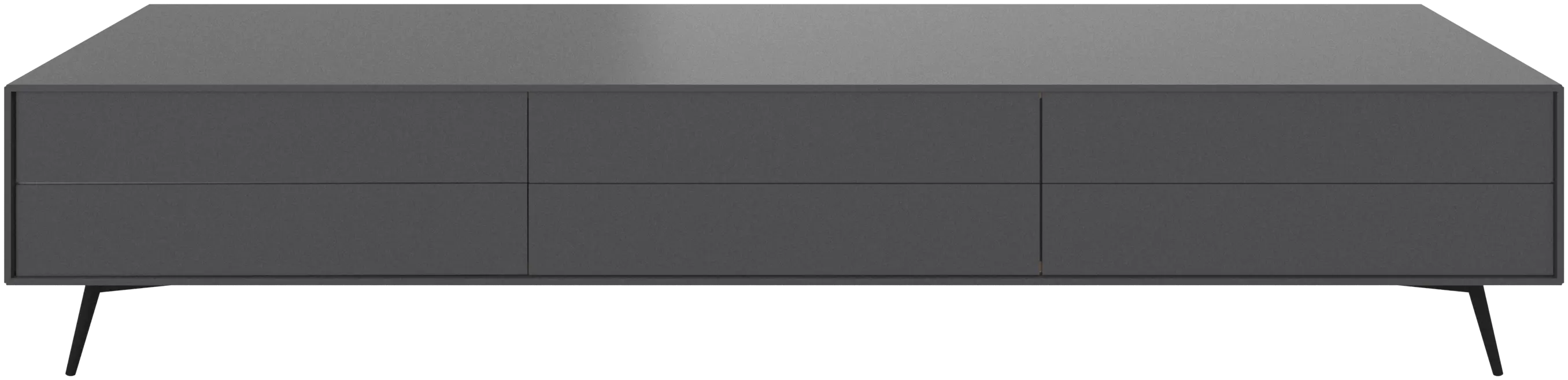 Fermo media unit with drop down door and drawer