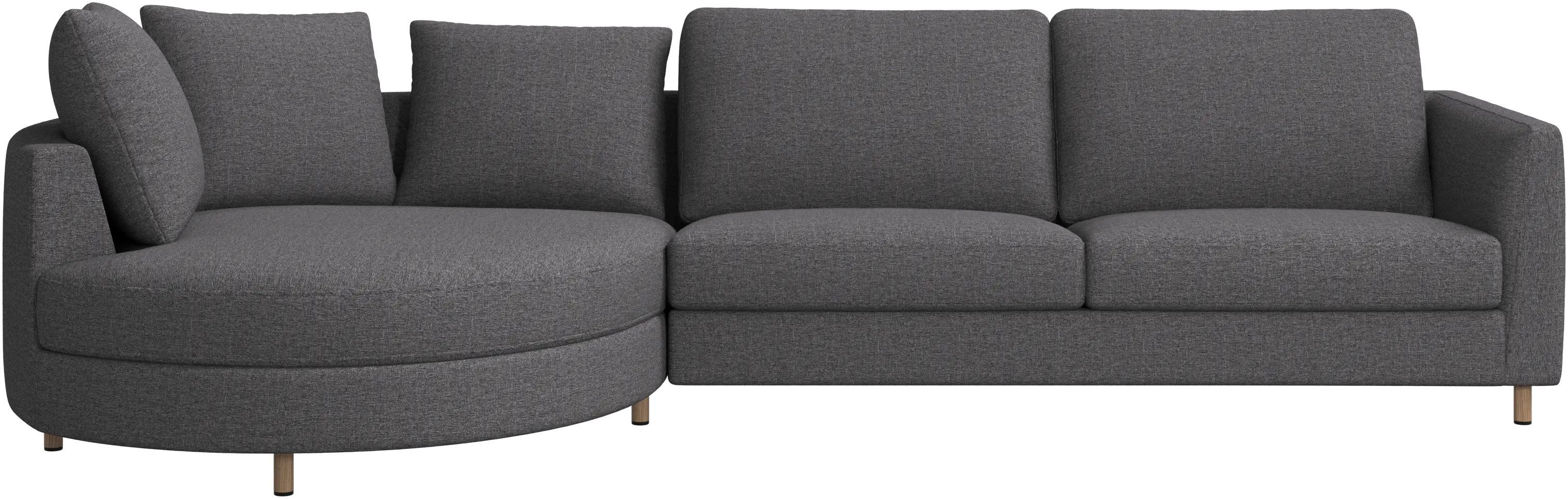 Indivi sofa with chaise longue left