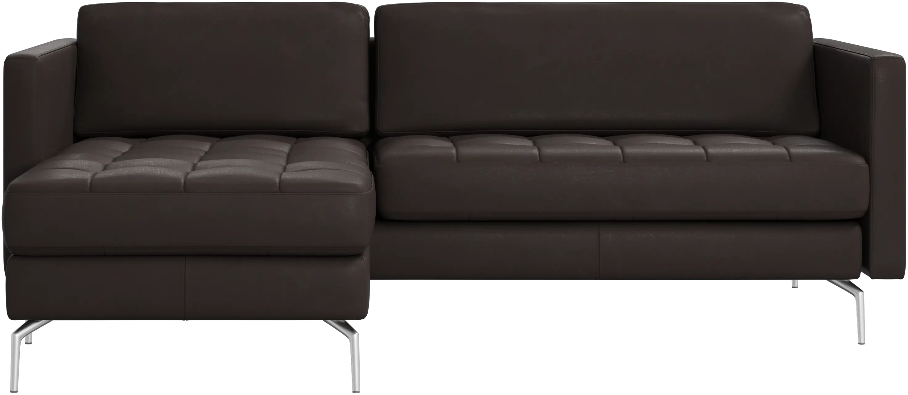 Osaka sofa with resting unit, tufted seat