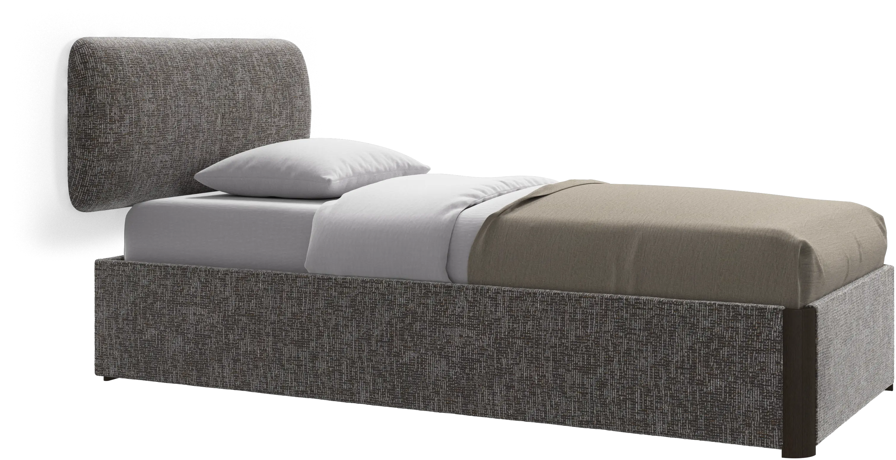 Element bed, wall-mounted headboard, without slats, excl. mattress