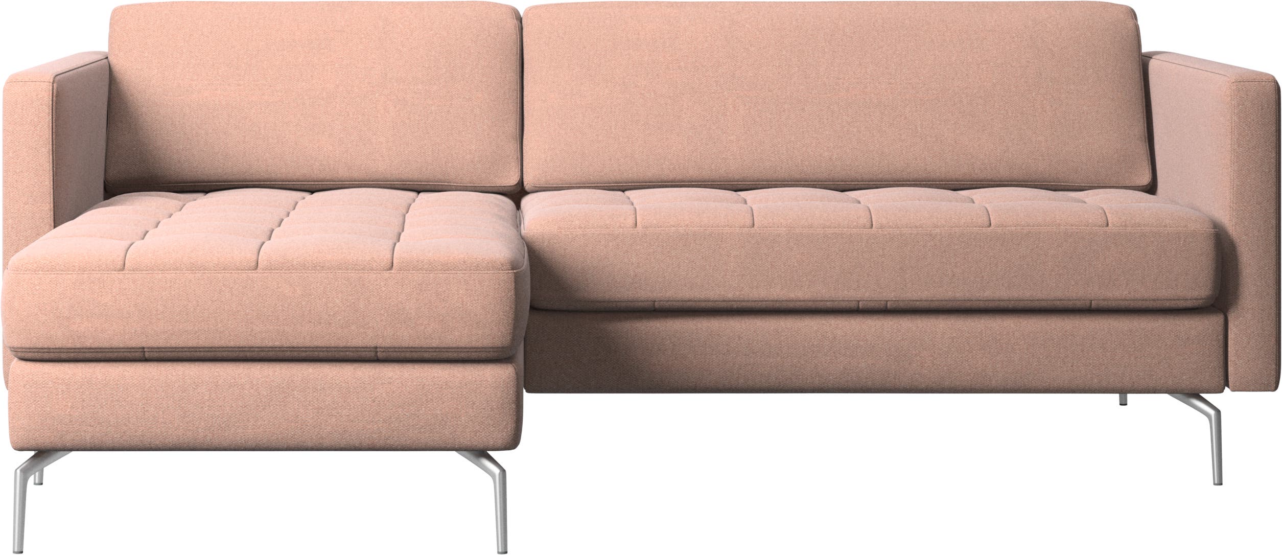 Osaka sofa med hvilemodul, tuftet sete