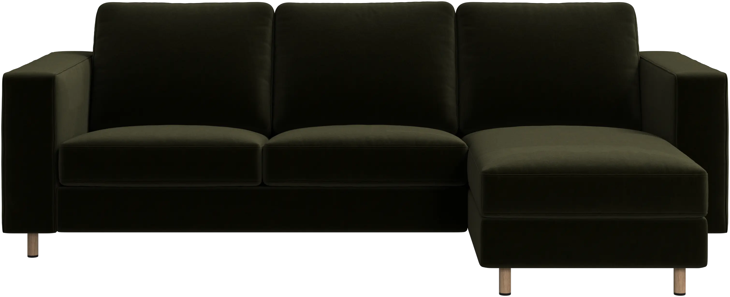 Sofá Indivi con módulo chaise-longue a la derecha
