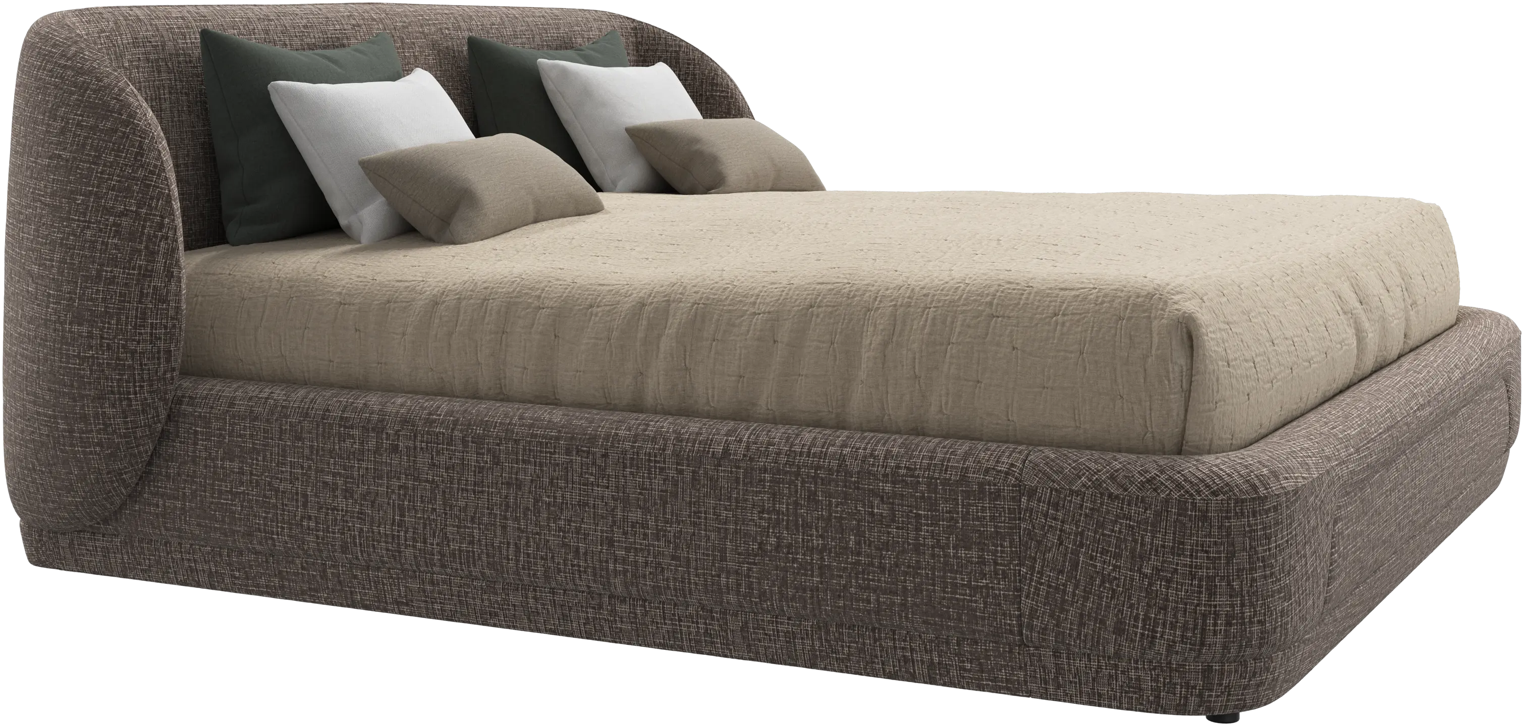 Bolzano bed with slats  - W193xL203cm