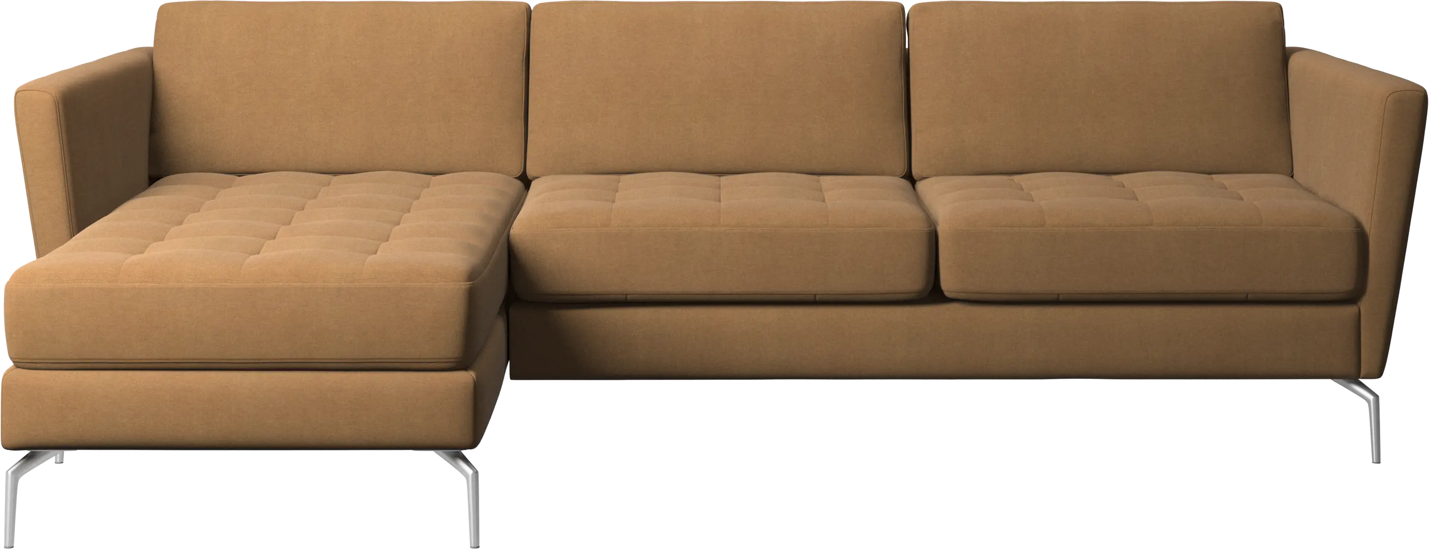 Osaka sofa with resting unit, tufted seat